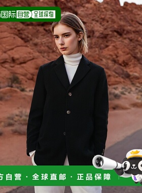 1h可退 香港直邮Salvatore Ferragamo 翻领纽扣大衣 142304