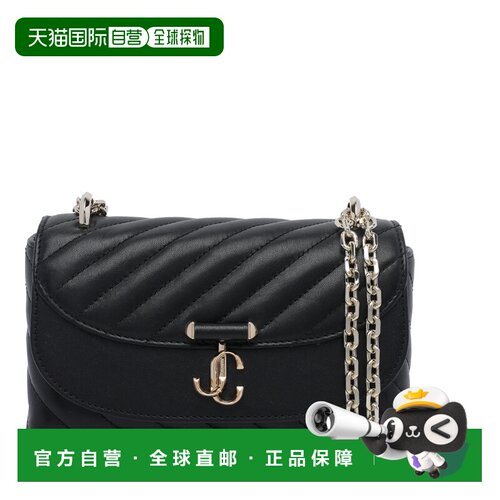 1h可退 香港直邮JIMMY CHOO 女士单肩包 AVNCURVEXBODYSHBUBLACKS