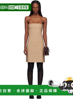 1h可退 香港直邮Courreges 女士 驼色 Bustier Lingerie Jersey