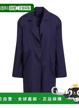 1h可退 香港直邮Nina Ricci 莲娜丽姿 女士 长款夹克 blue蓝色 舒