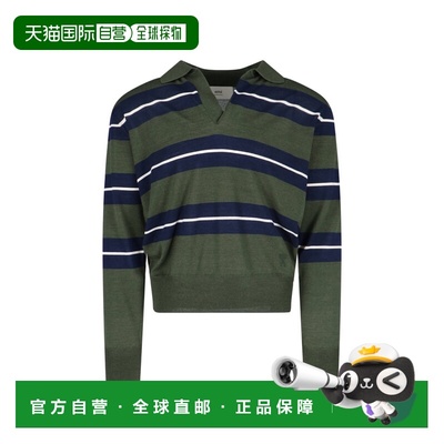 1h可退 香港直邮Ami Paris 男士 长袖Polo衫 HPL376KN0079男装