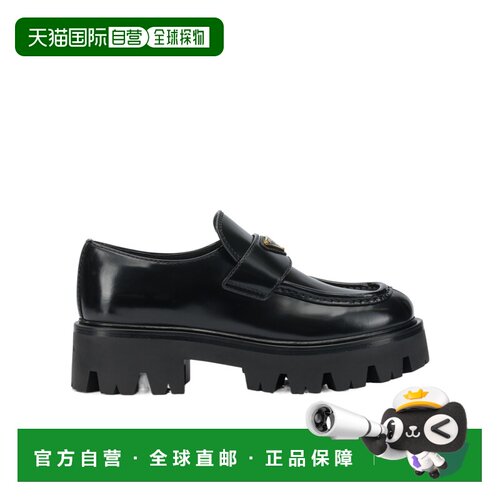 1h可退 香港直邮Prada/普拉达 女士 圆头乐福鞋 26FW一脚蹬