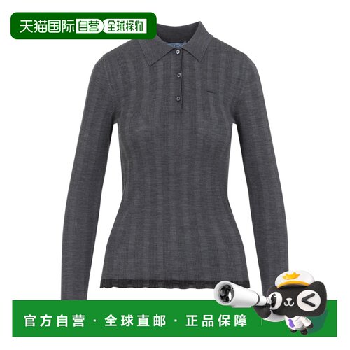 香港直邮PRADA 女士POLO衫 P24E3U6218SOOOF0Y17 AW2026长袖