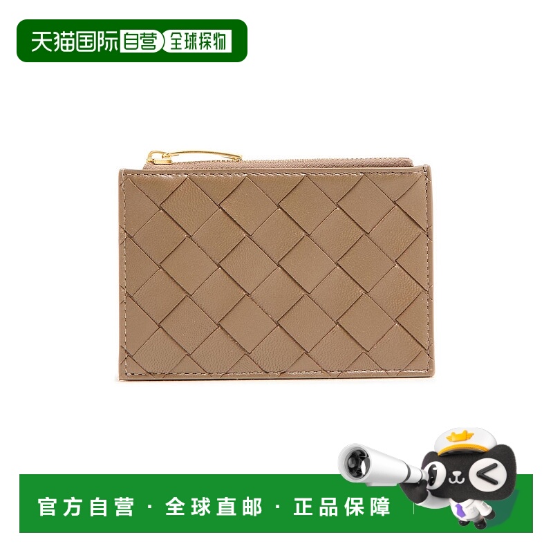 1h可退 香港直邮Bottega Veneta 葆蝶家 女士 Intrecciato 拉链卡
