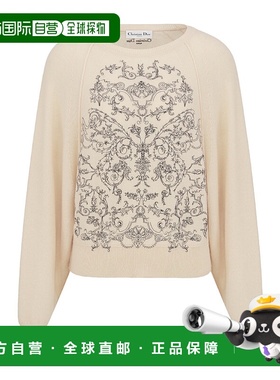1h可退 香港直邮Dior 刺绣毛衣 614S06B0041