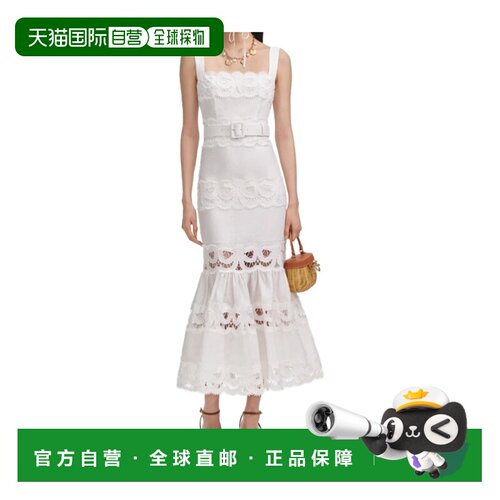 1h可退 香港直邮SELF-PORTRAIT 女士连衣裙 PF25012MW AW2025 白