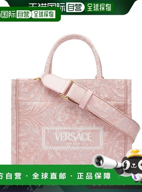 1h可退 香港直邮versace 范思哲 女士 徽标单肩包 10115641A09741