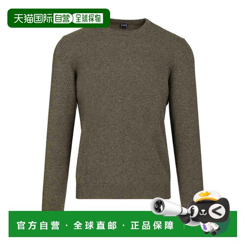 欧洲直邮FEDELI 男士针织衫 MU007001CARDO AW2026 绿色 Crew Nec