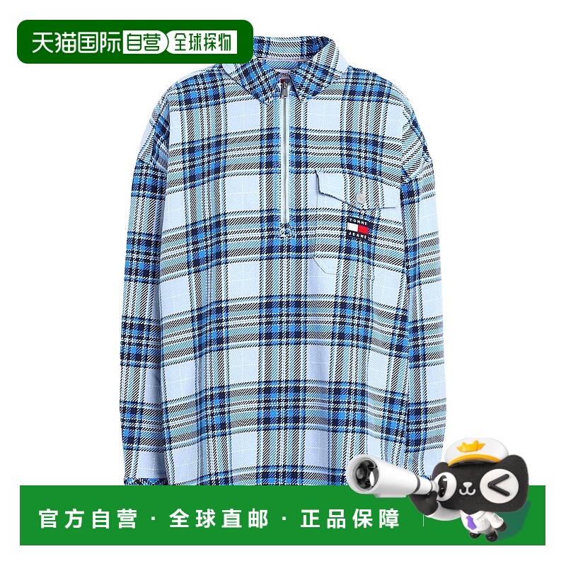 香港直邮Tommy Hilfiger 汤米 希尔费格 女士 格纹衬衫