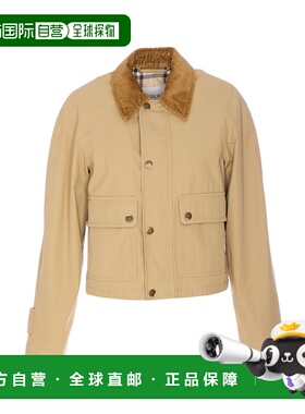 1h可退 香港直邮Burberry 巴宝莉 女士 衣领夹克 81055131