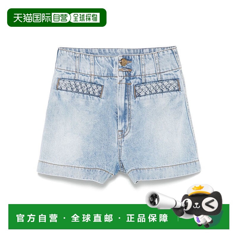 1h可退 欧洲直邮zimmermann 女士 牛仔裤短裤