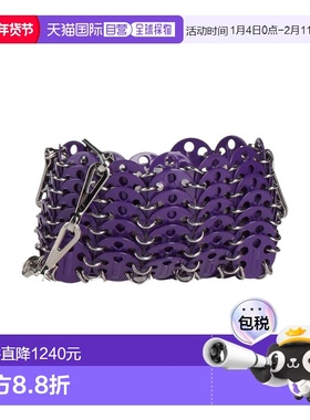 香港直邮Rabanne 女士 BAGS 斜挎包 Purple 紫色手提包时尚舒适