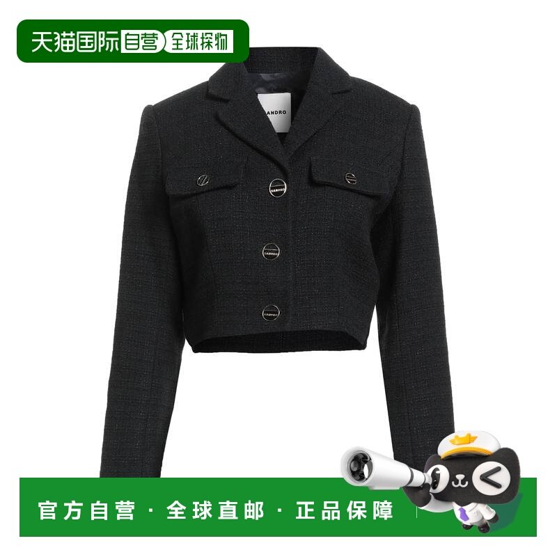 1h可退 香港直邮Sandro 女士 西装外套 black黑色 舒适时尚,女装/女士精品,西装,淘宝优惠券,粉丝福利购,淘宝优惠卷