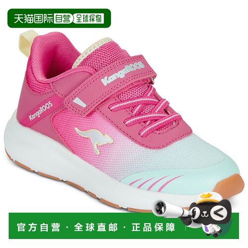 欧洲直邮Kangaroos 袋鼠 女孩鞋子 低帮板鞋 春夏 玫瑰色 KB-RIDA