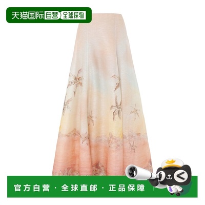 香港直邮Zimmermann 花卉半身裙 3267SS251