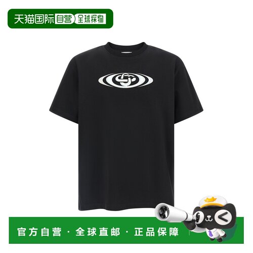 1h可退 香港直邮Casablanca 男士 'Warped Logo' T恤 MSP26JTS001
