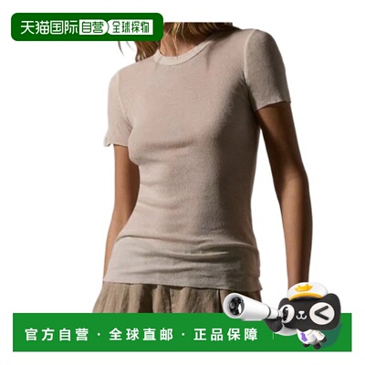 香港直邮James Perse 女士T恤 WVA3978IVO AW2026 米白色 短袖针T