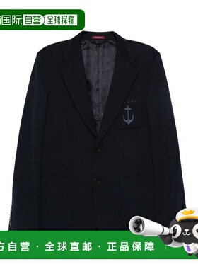 1h可退 香港直邮Gucci 古驰 男士 夹克 832328Z7AFP blue蓝色 舒