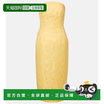 香港直邮EMILIA WICKSTEAD 女士 Hailee moire mikado 束腰连衣裙