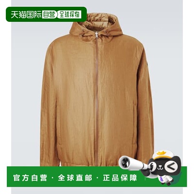 1h可退 香港直邮Moncler 盟可睐 男士 Edit 亚麻夹克 brown棕色