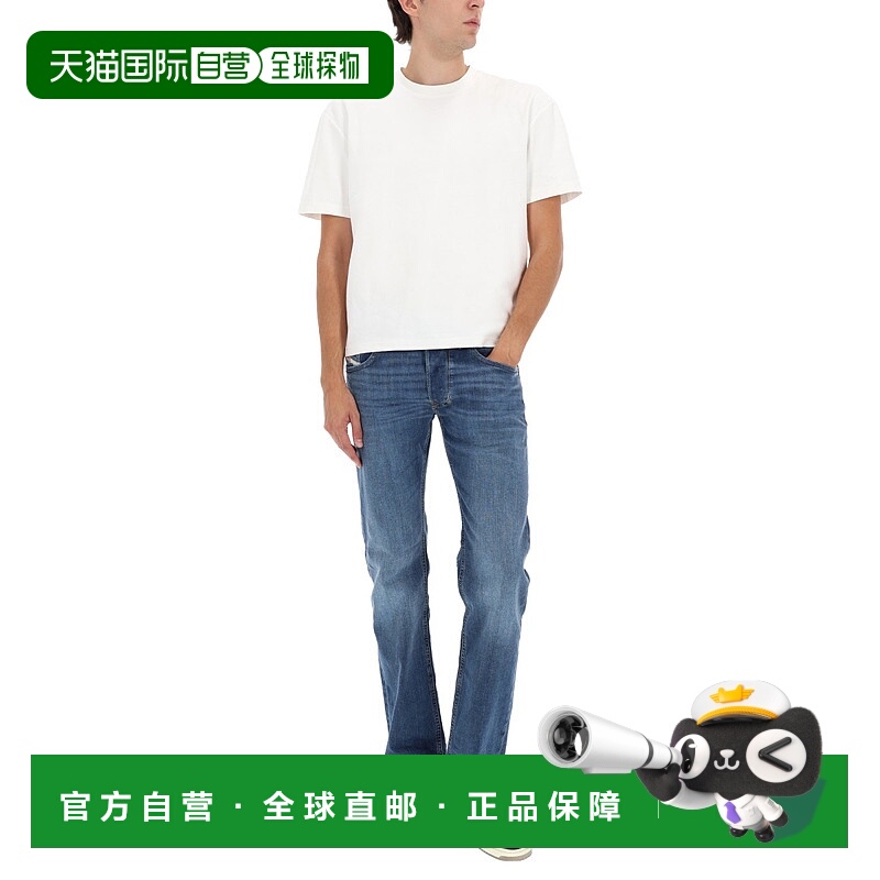 1h可退 欧洲直邮diesel 男士 牛仔裤直筒裤宽松修身复古休闲口袋