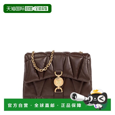 1h可退 香港直邮Versace 范思哲 女士 翻盖单肩包 10159641A12973