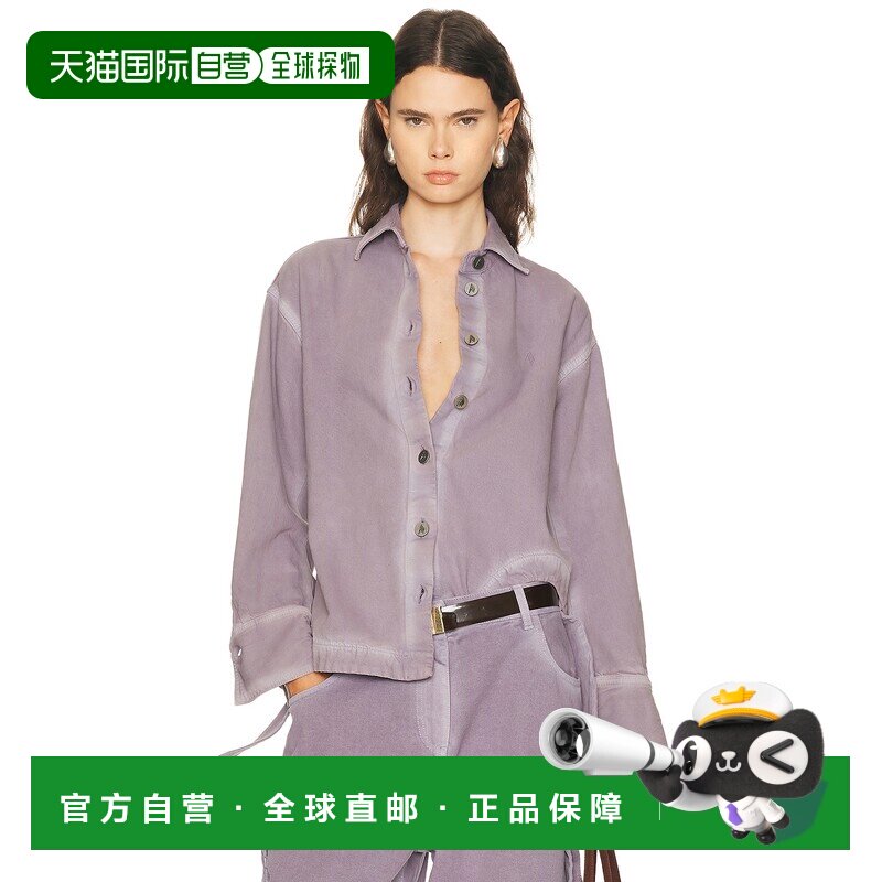1h可退 香港直邮The Attico 女士 Bomber 衬衫式夹克 260WCB00074