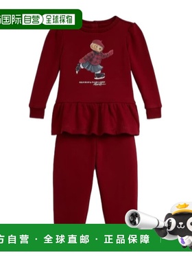 1h可退 香港直邮Polo Ralph Lauren 圆领卫衣和运动裤两件装 3109