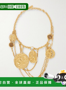 香港直邮1h可退 Chloe 蔻依 女士 獎牌鍊式項鍊 CH26SJN11CB7吊坠