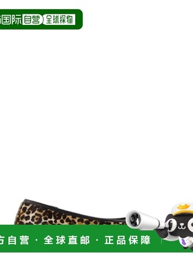 香港直邮ANINE BING 女士 Jamie 豹紋芭蕾舞鞋 A1411365一脚蹬