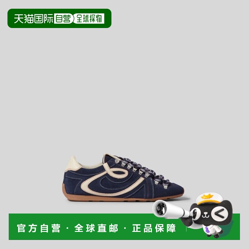 自营欧洲直邮Claudie Pierlot Swing女士牛皮海军蓝皮革户外风运