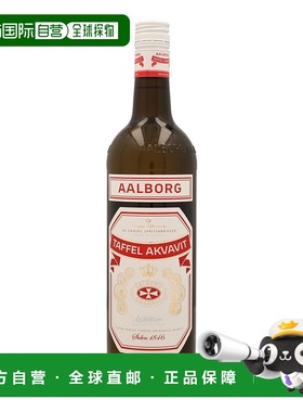 欧洲直邮Aalborg奥尔堡威士忌45%1000ml口感绵柔圆润醇厚浓郁