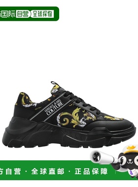 香港直邮Versace Jeans 圆头低帮运动鞋 78YA3SC2ZSC54男鞋老爹鞋