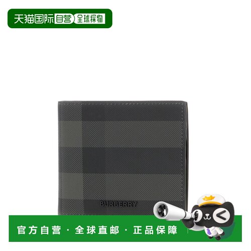 香港直邮Burberry 巴宝莉 男士 印花布织钱包 8100529