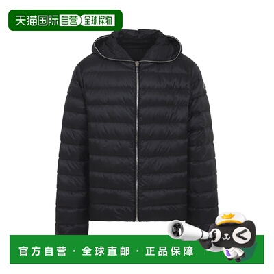 1h可退 香港直邮Moncler 盟可睐 女士 ZIPLOCK 黑色锦纶梭织夹克