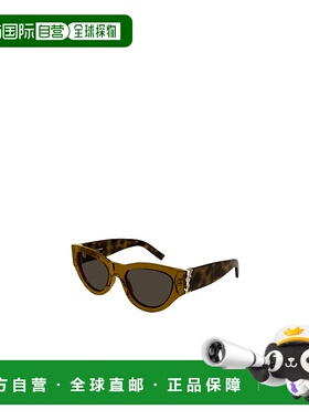 香港直邮Saint Laurent 徽标太阳镜 SLM94