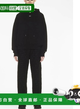 香港直邮Off-White 徽标长袖卫衣 OMBB085F23FLE001