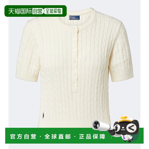 香港直邮Polo Ralph Lauren Polo 拉夫 劳伦 女士 粗线针织棉质毛