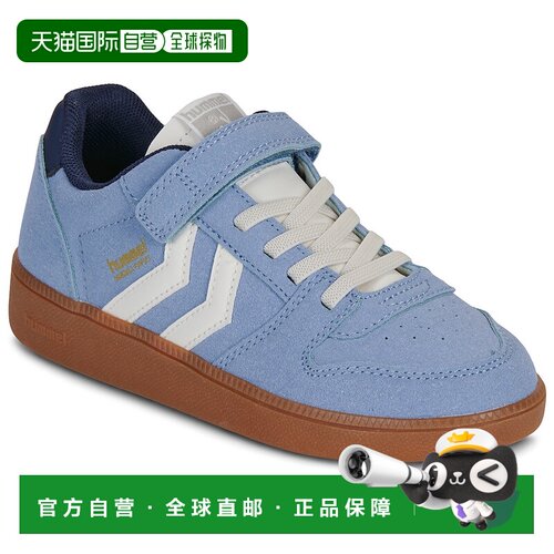 欧洲直邮hummel  童鞋 低帮板鞋 春夏 蓝色 HANDBALL PERFEKT CL