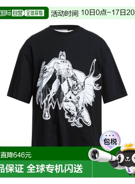 1h可退 香港直邮Lanvin 朗雯 男士 T恤 black黑色 舒适时尚男装