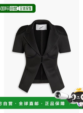 1h可退 香港直邮Coperni 女士 防水面料西装外套 COPV45137BLACK