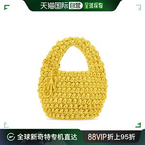 香港直邮J.W. Anderson女士Yellow knit Popcorn shopping bag