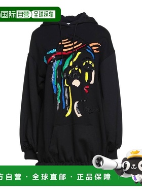 香港直邮Moschino 莫斯奇诺 女士 短款连衣裙 black黑色 舒适时尚