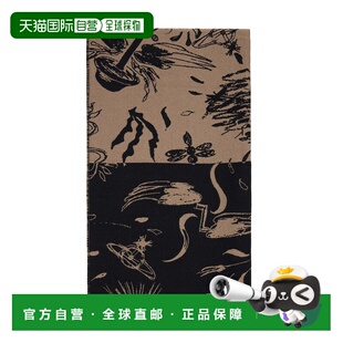 1h可退 香港直邮Vivienne Westwood 短流苏围巾 8103013JW01AM