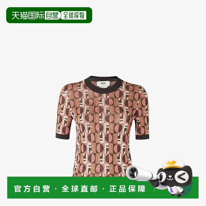1h可退 欧洲直邮FENDI 芬迪 25秋冬 FZXE04AYLVF1T6N 女士 针织衫