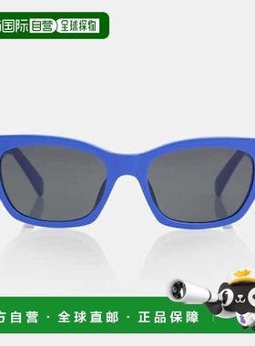 1h可退 香港直邮Celine 思琳 女士 猫眼太阳眼镜 001392 blue蓝色