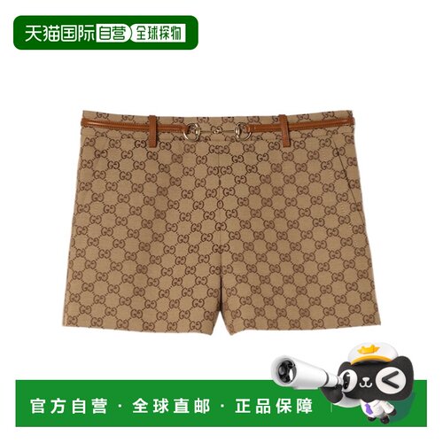 Gucci 腰带环短裤 820468Z8BZK 【付后1h可退】