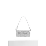 Европейская прямая рассылка POLENE Neiti женская сумка через плечо из телячьей кожи сумка через плечо металлического цвета