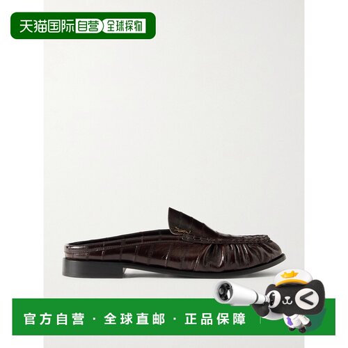 1h可退 Saint Laurent 圣罗兰 男士 Le Loafer 徽标牌一男鞋