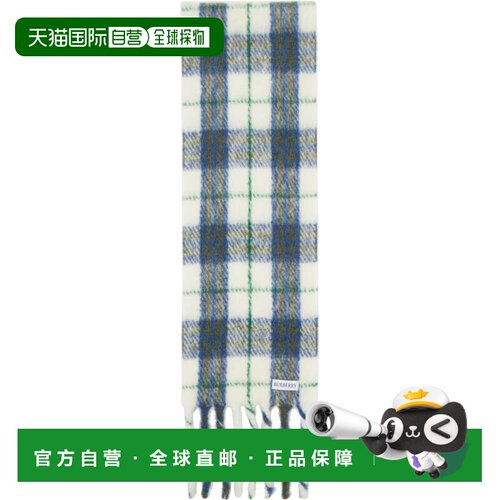 1h可退 香港直邮Burberry 巴宝莉 女士 海军蓝 & 白色 Small Chec